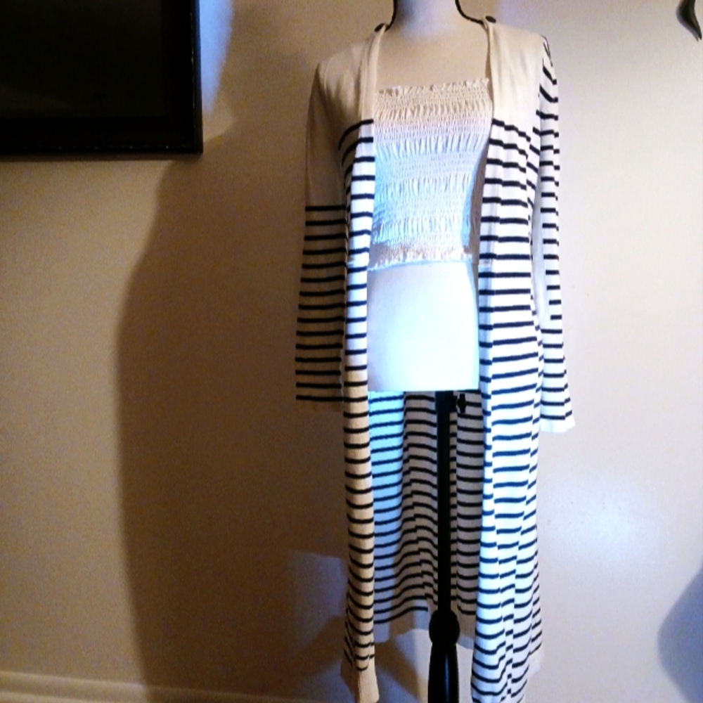 Nautical Cardigan Xtra Long